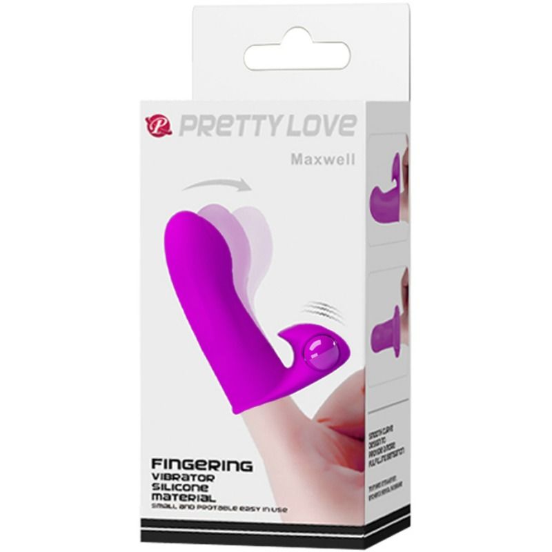 Vibratore Ditale Pretty Love Maxwell — Silicone, Stimolatore