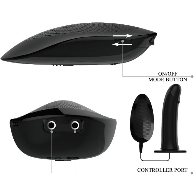Imbracatura Strapless Vibrante Pretty Love Marvin — Dildo Cavo