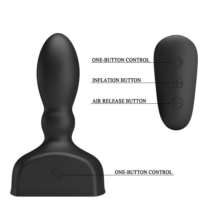 Plug Anale Gonfiabile Vibrante Pretty Love Marriel — Prostatico