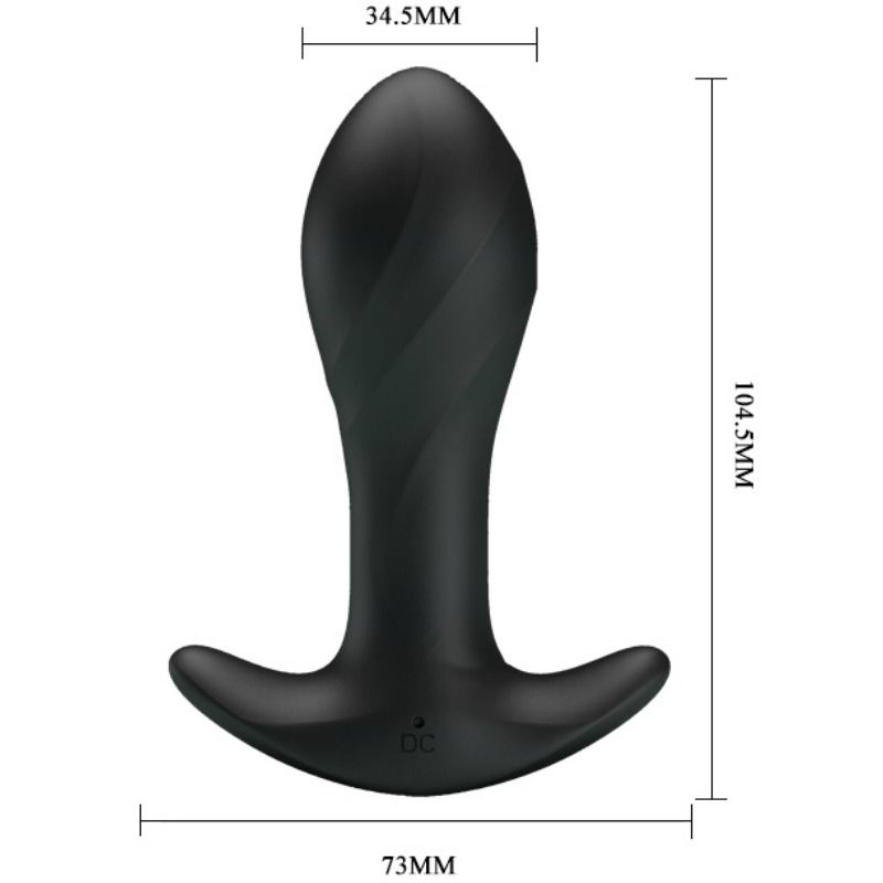 Plug Anale Vibrante Pretty Love Party Up — Silicone, 12 Modalità