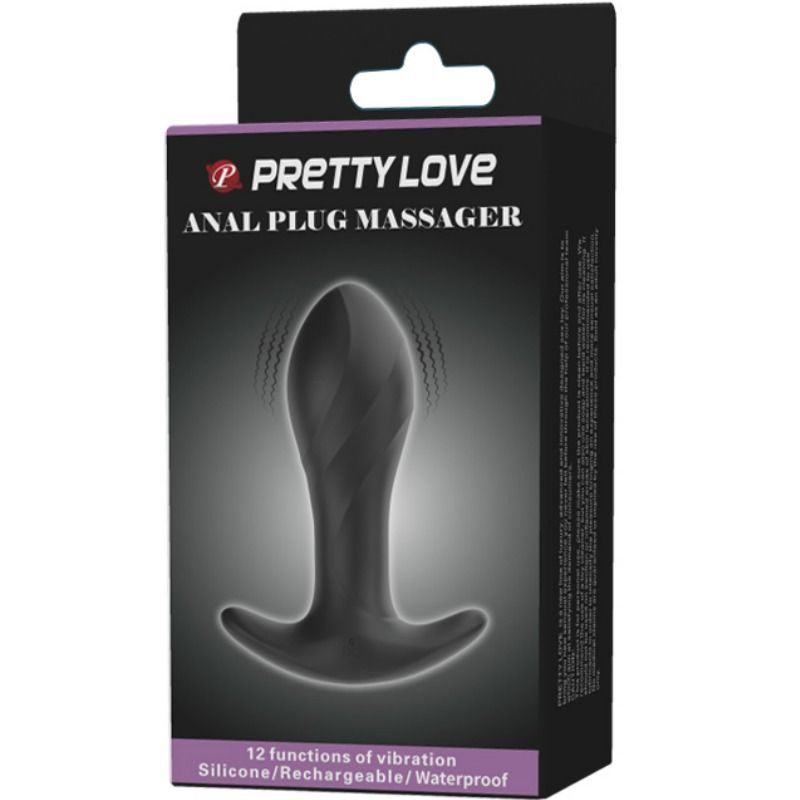 Plug Anale Vibrante Pretty Love Party Up — Silicone, 12 Modalità