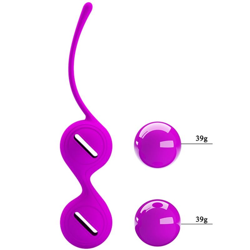Sfere Kegel Vaginali Pretty Love Flirtation — Silicone, Lilla