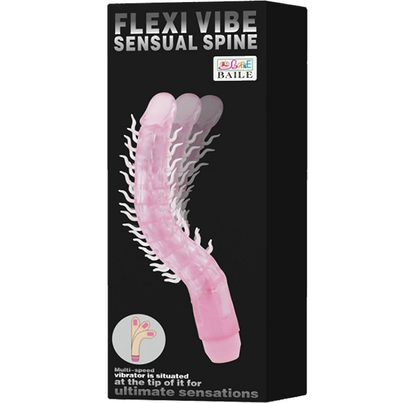 Dildo Realistico Vibrante Flessibile Baile Sensual Spine — 23.5 cm