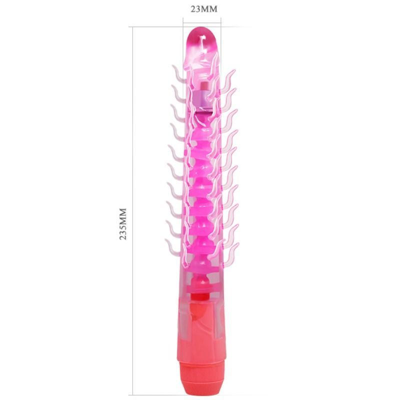 Dildo Realistico Vibrante Flessibile Baile Sensual Spine — 23.5 cm