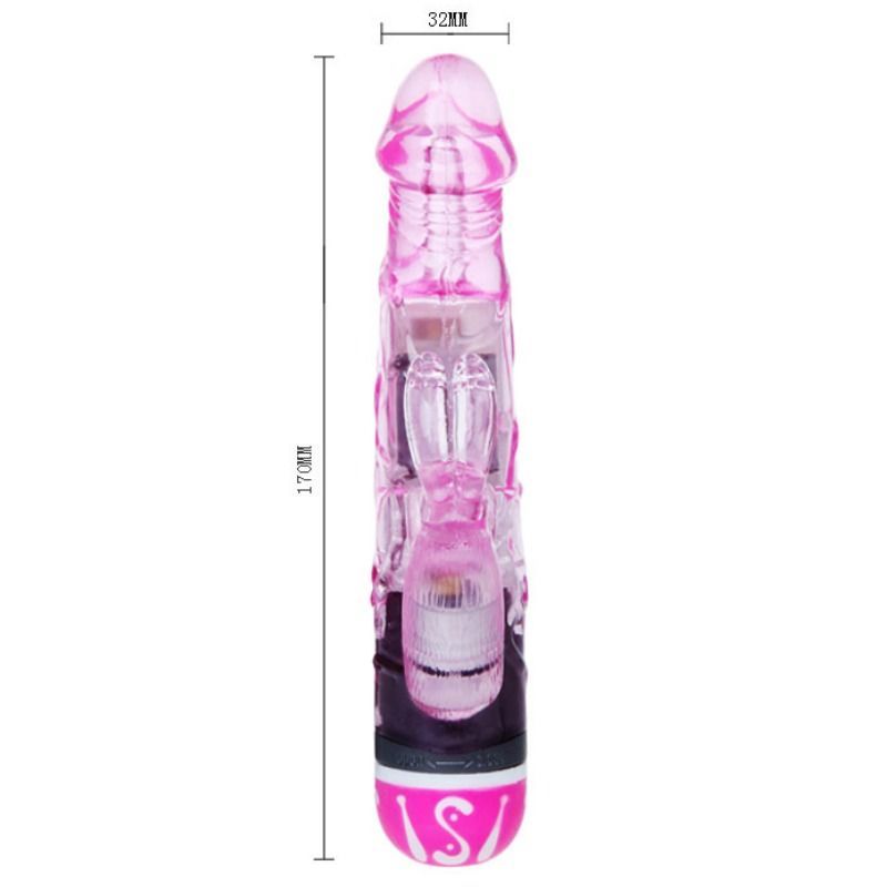 Vibratore Rabbit Multivelocità Baile — 10 Modalità, TPR, Lilla