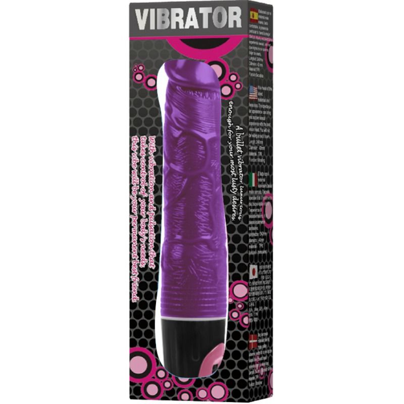 Vibratore Multivelocità Baile — TPR Flessibile, Lilla