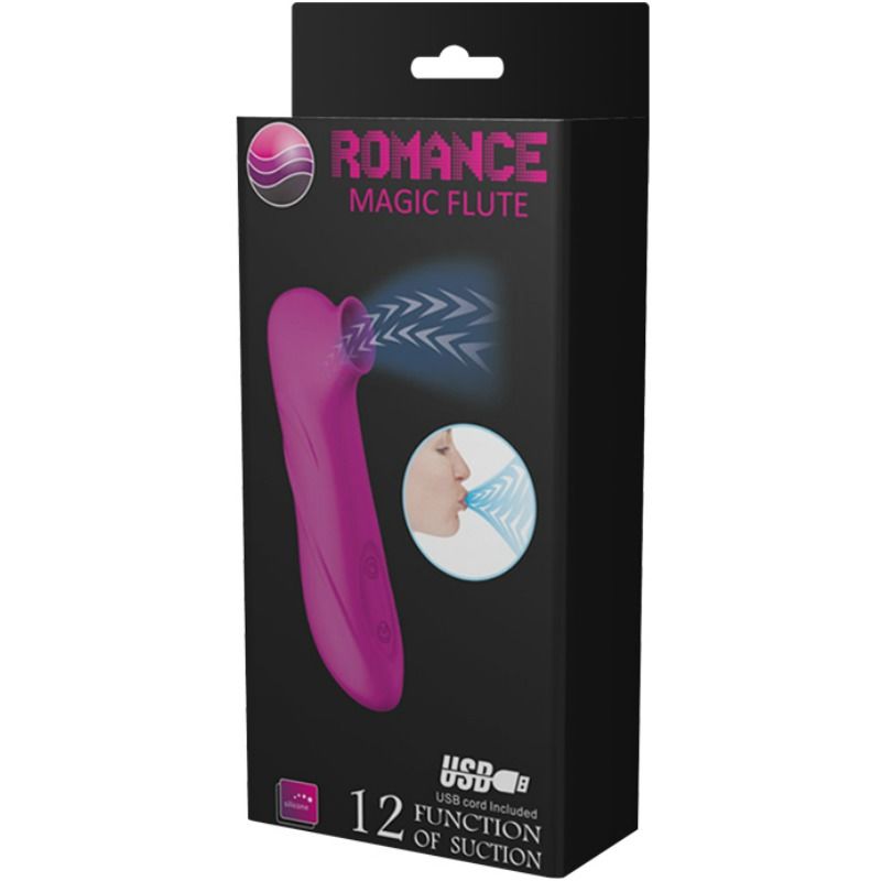 Succhia Clitoride 12 Modalità Romance Magic Flute — Silicone