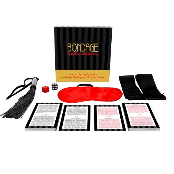 Kit Bondage Kheper Games Bondage Seductions — Carte e Dadi
