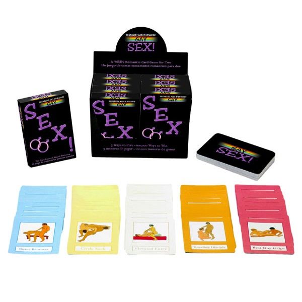 Gioco di Carte Erotico Gay Kheper Games Gay Sex — 50 Carte
