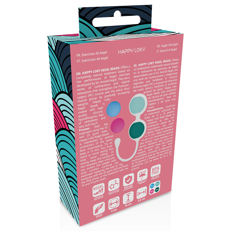 Palline Kegel Allenamento Pelvico Happy Loky Kegelbeads