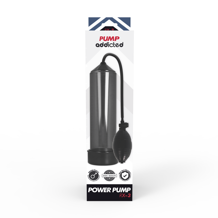 Pompa Pene Pump Addicted RX3 — Nero