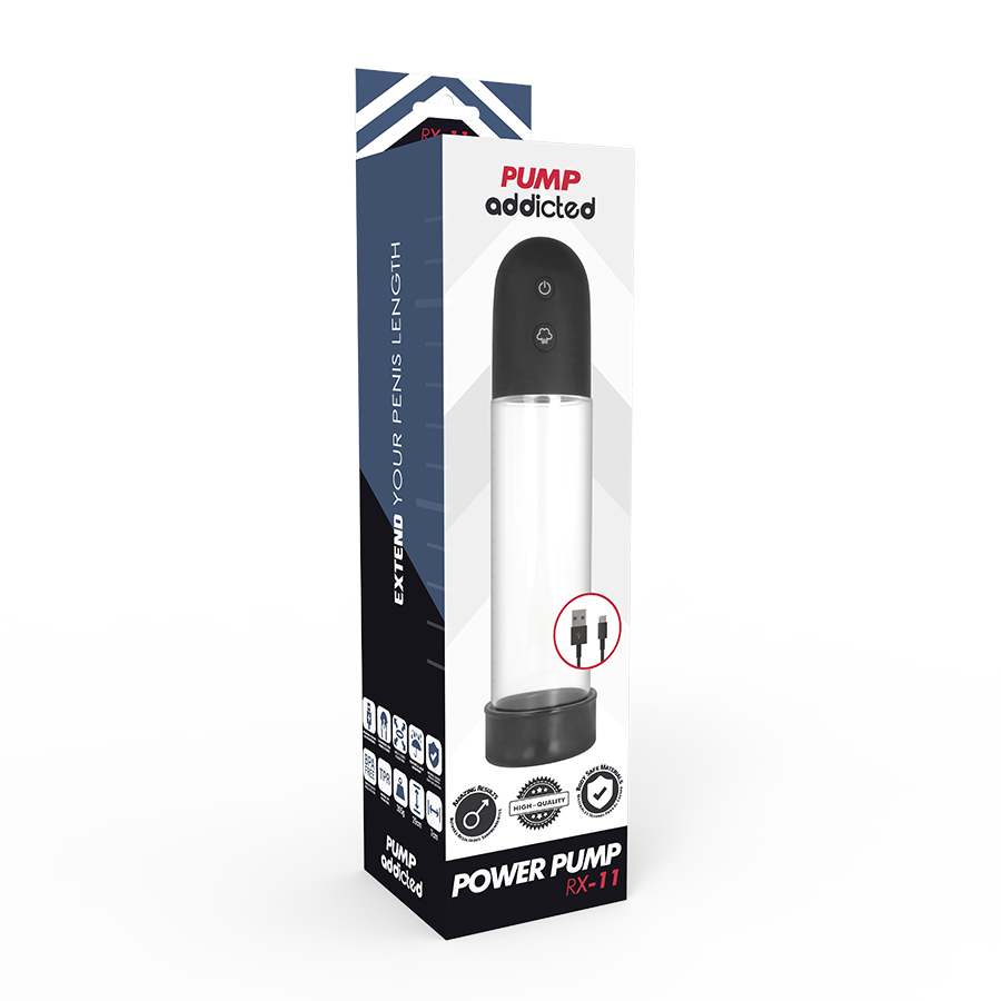 Pompa Pene Automatica Pump Addicted RX11 — Erezione e Ingrandimento