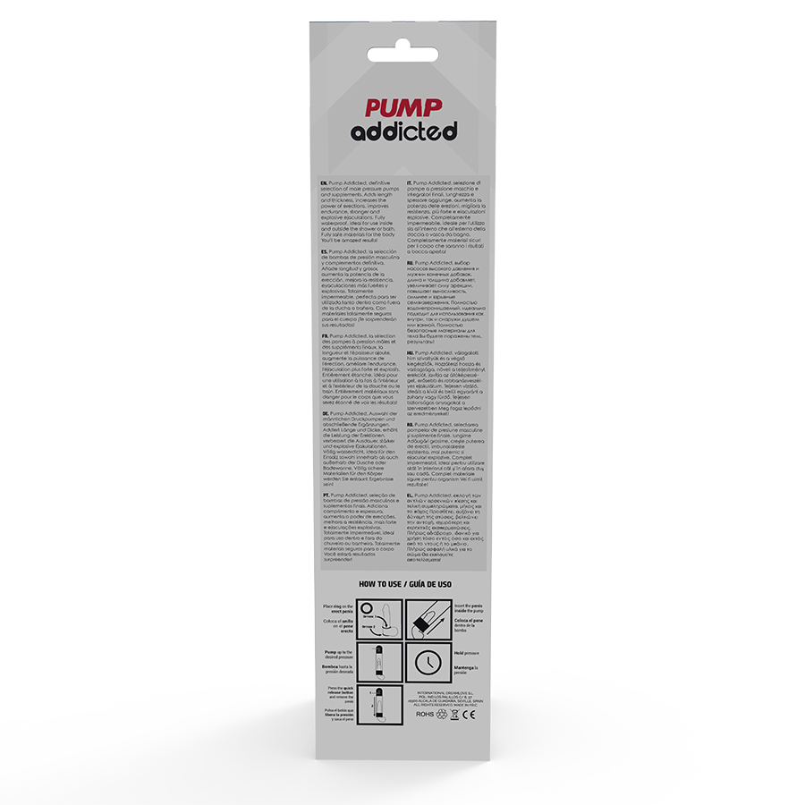 Pompa Pene Automatica Pump Addicted RX11 — Erezione e Ingrandimento