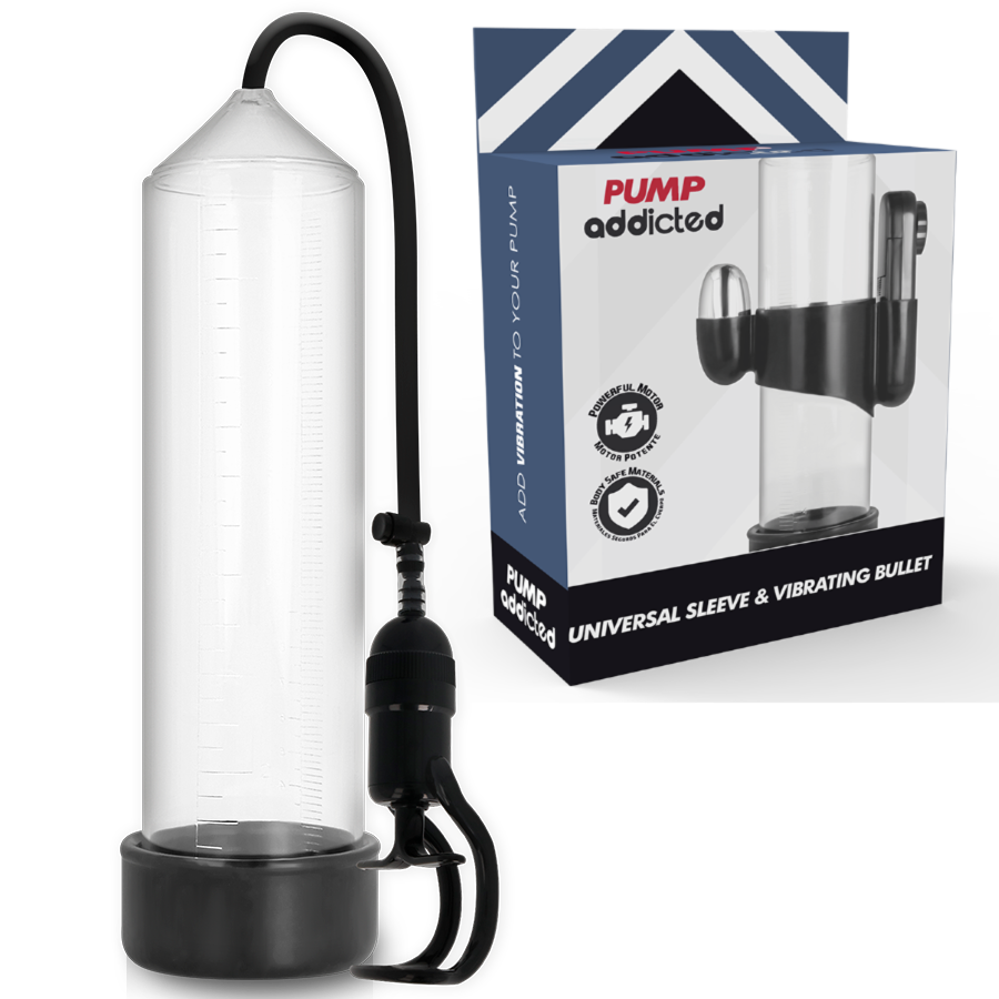 Pompa Pene Vibrante Pump Addicted RX5 — Trasparente