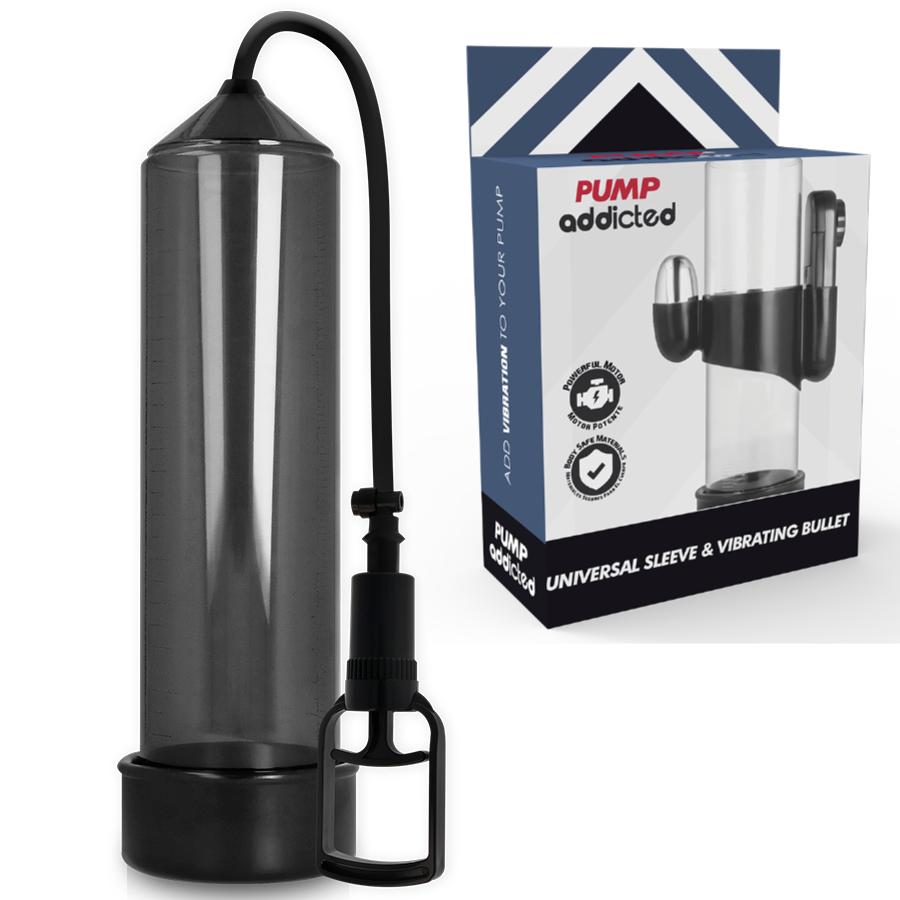 Pompa Pene Vibrante Pump Addicted RX7 — Nero