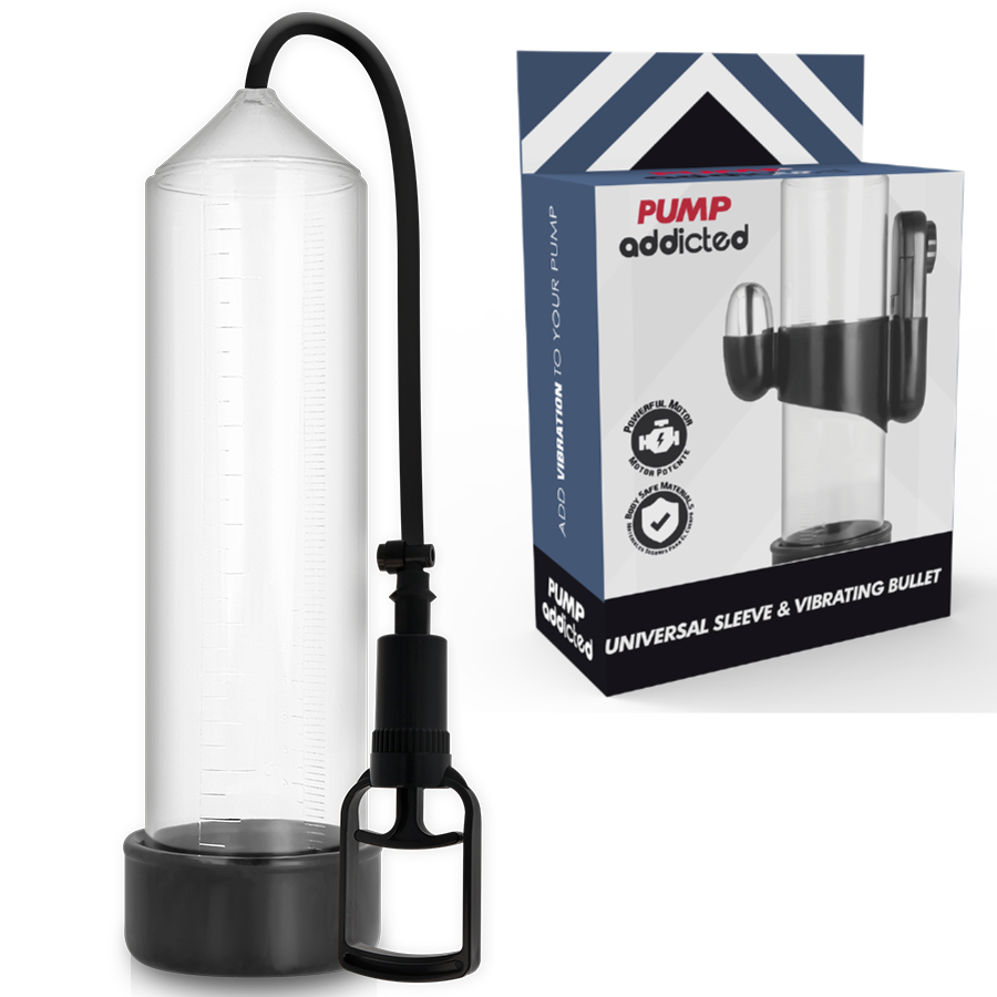 Pompa Pene Vibrante Pump Addicted RX7 — Trasparente