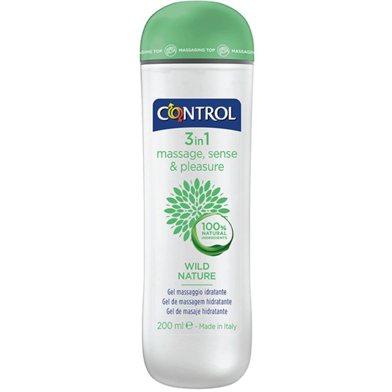 Olio da Massaggio Erotico Control Wild Nature 3 in 1 — 200 ml