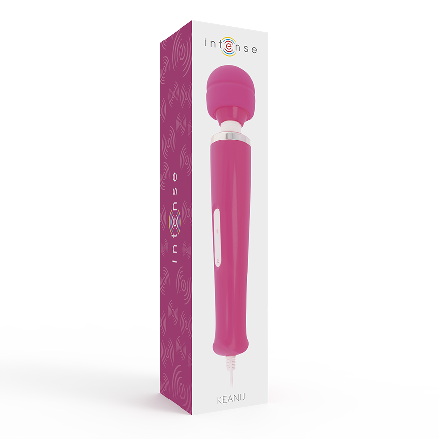 Vibratore Wand Intense Keanu — Silicone, Rosa