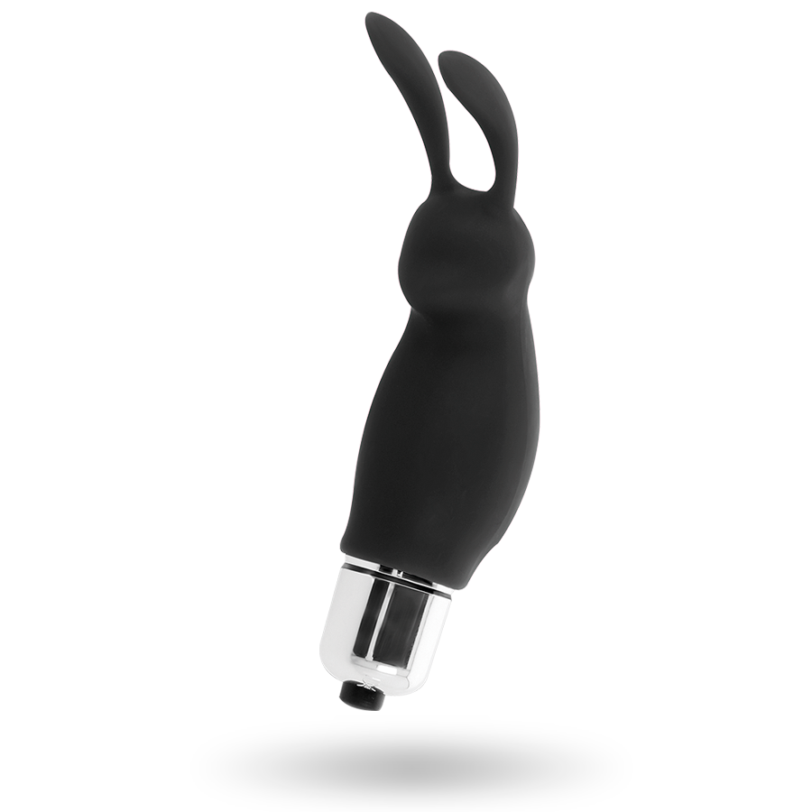 Vibratore Rabbit Intense Roger — Stimolatore Ergonomico Nero