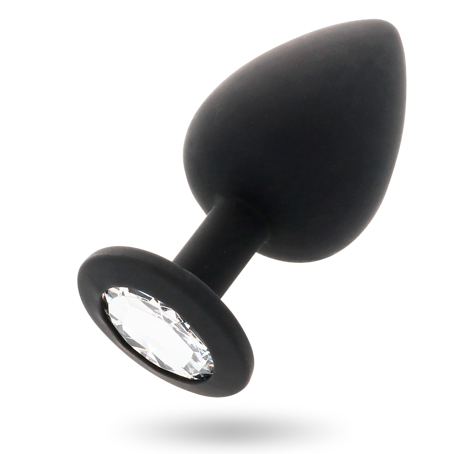 Plug Anale in Silicone Intense Shelki M — Nero