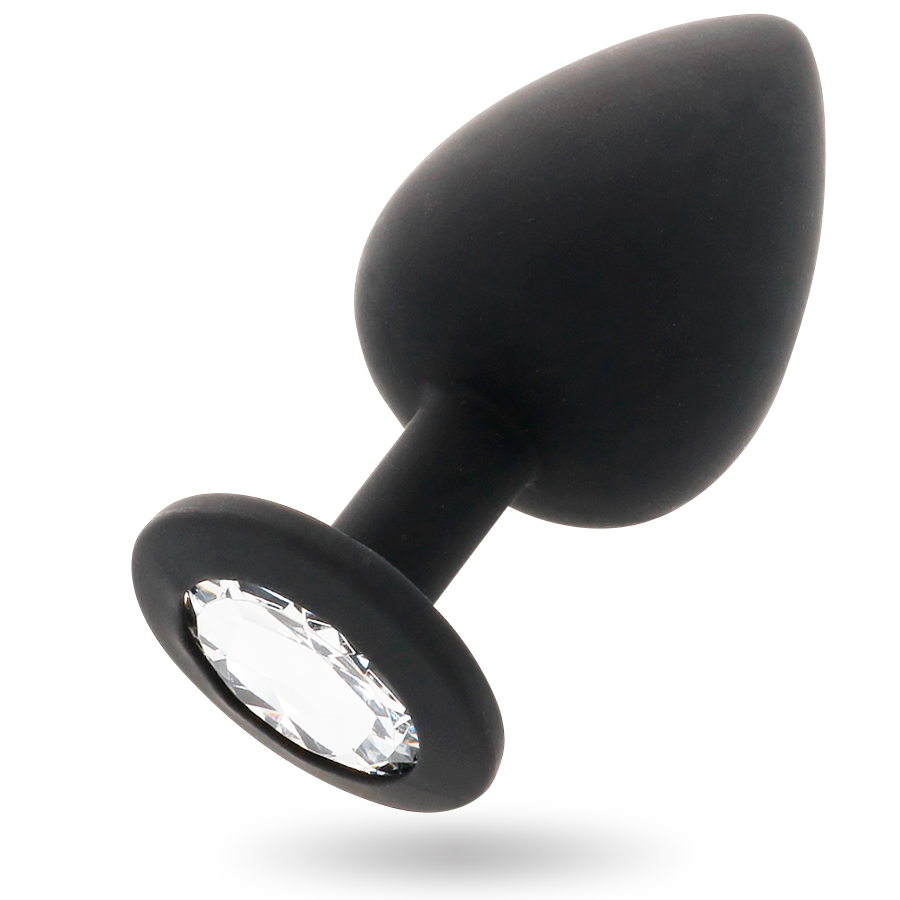 Plug Anale Intense Shelki L — Silicone, Nero