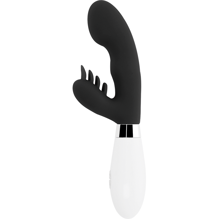 Vibratore Rabbit Bimotore Glossy Elvis — Silicone, 10 Funzioni
