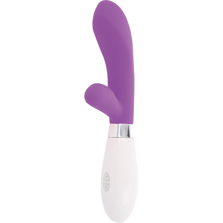 Vibratore Rabbit Glossy Jackson — Silicone, 10 Funzioni, Viola