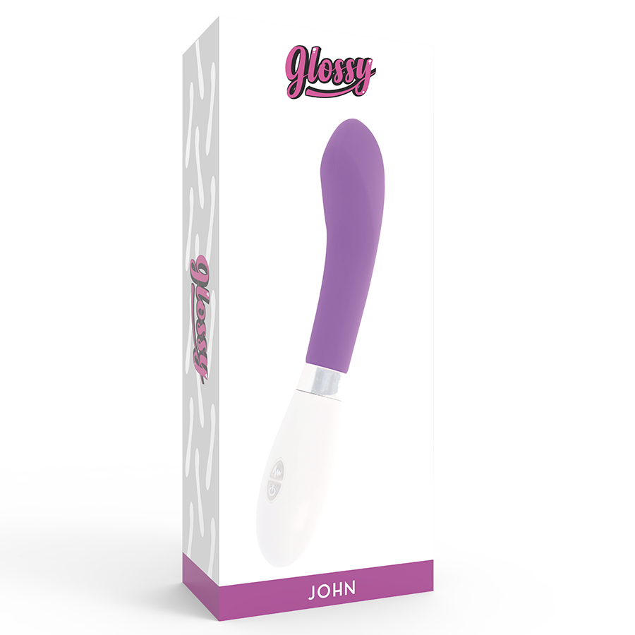 Vibratore Punto G Glossy John — 10 Modalità, Viola