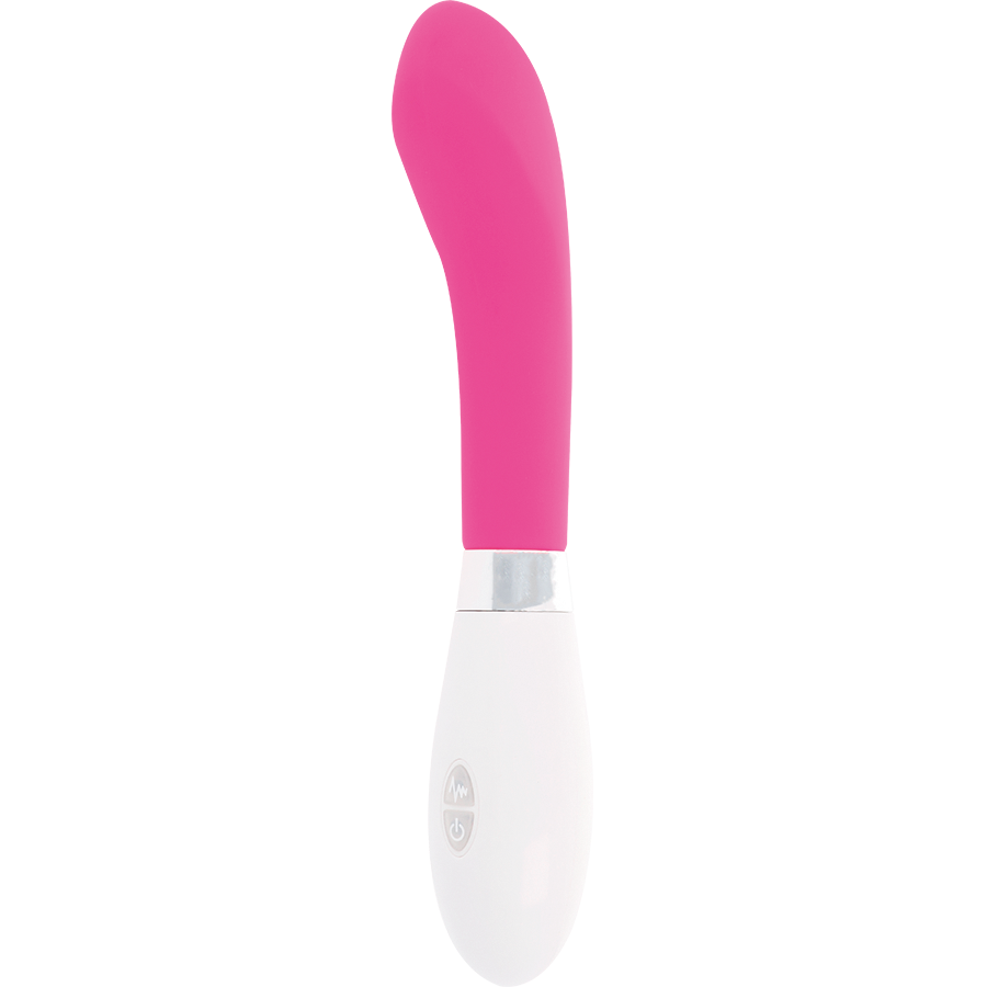 Vibratore Punto G Glossy John — 10 Funzioni, Rosa