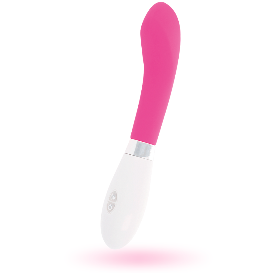 Vibratore Punto G Glossy John — 10 Funzioni, Rosa