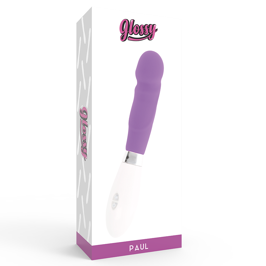 Vibratore Realistico Glossy Paul — 10 Funzioni, Viola