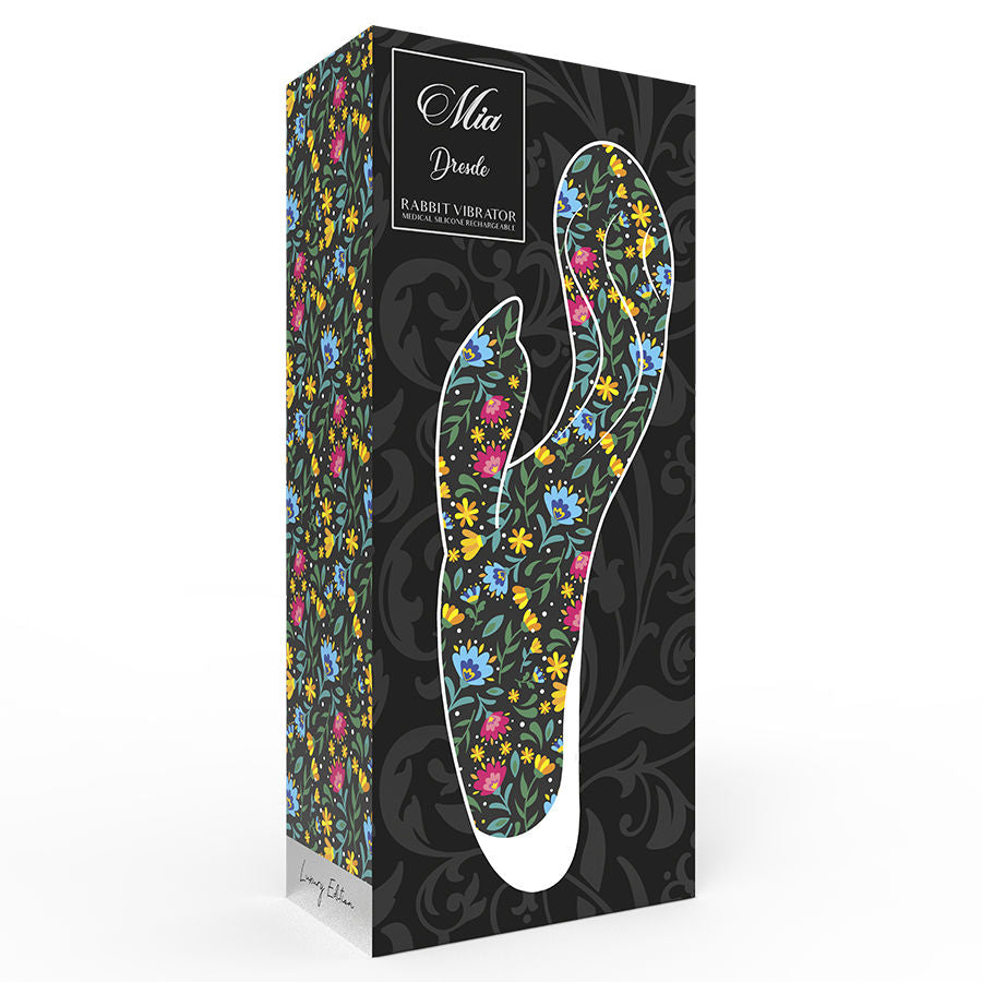 Vibratore Rabbit Punto G e Clitoride MIA Dresde — Silicone