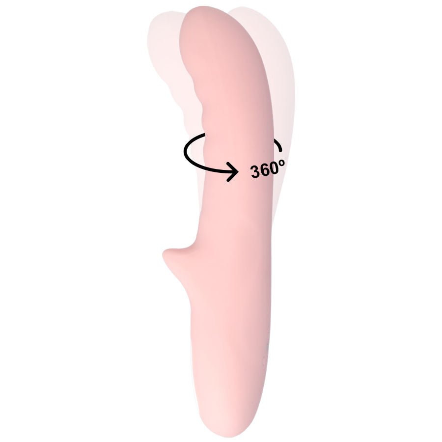 Vibratore Rabbit Rotante MIA Pisa — Silicone, 10 Modalità