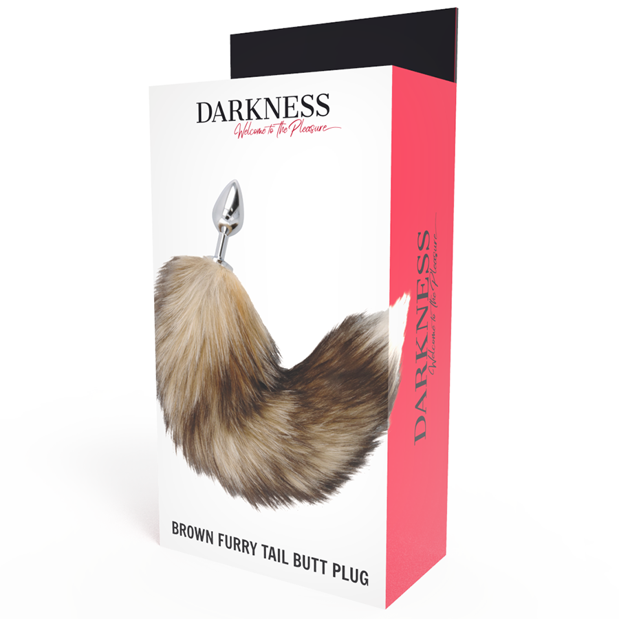 Plug Anale con Coda Darkness Tail — Argento