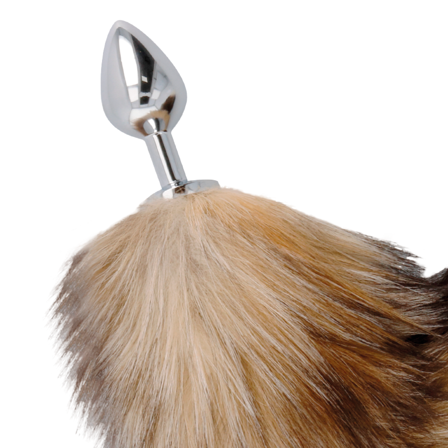 Plug Anale con Coda Darkness Tail — Argento
