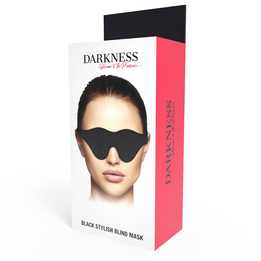 Benda per Occhi BDSM Darkness — PVC, Fascia Elastica Regolabile