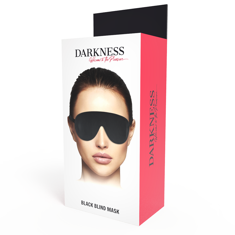 Benda per Occhi BDSM Darkness — PVC, Fascia Elastica Regolabile
