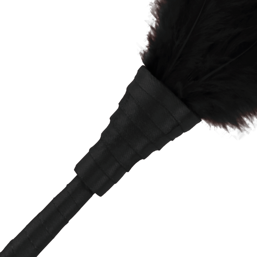 Piuma Erotica per Stimolazione Sensoriale Darkness Lux — Nera
