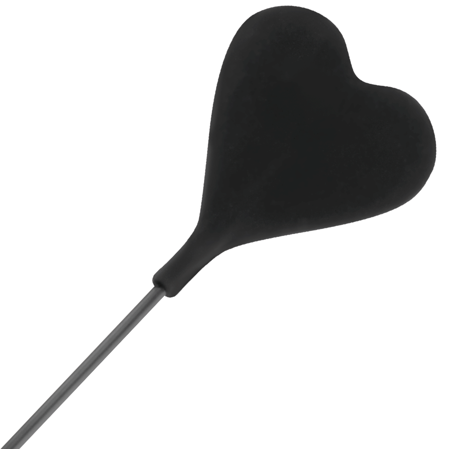 Frusta Bondage con Piume Darkness Black Love — 40 cm