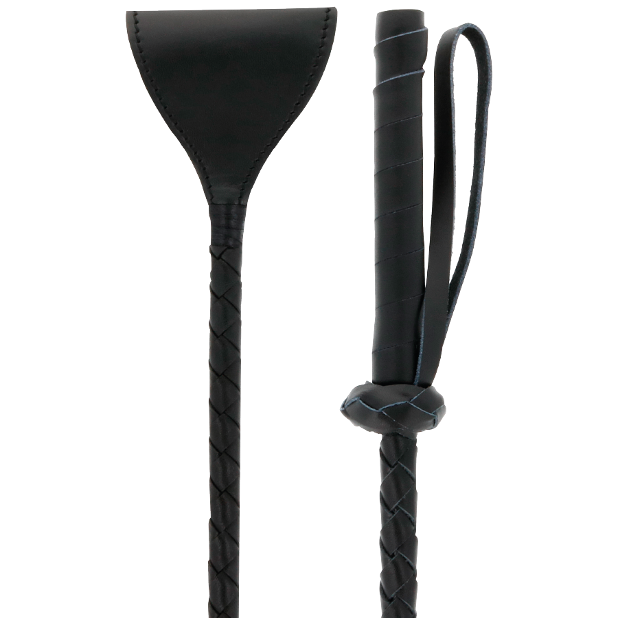 Frusta Bondage Darkness Whipper — PVC, 60 cm