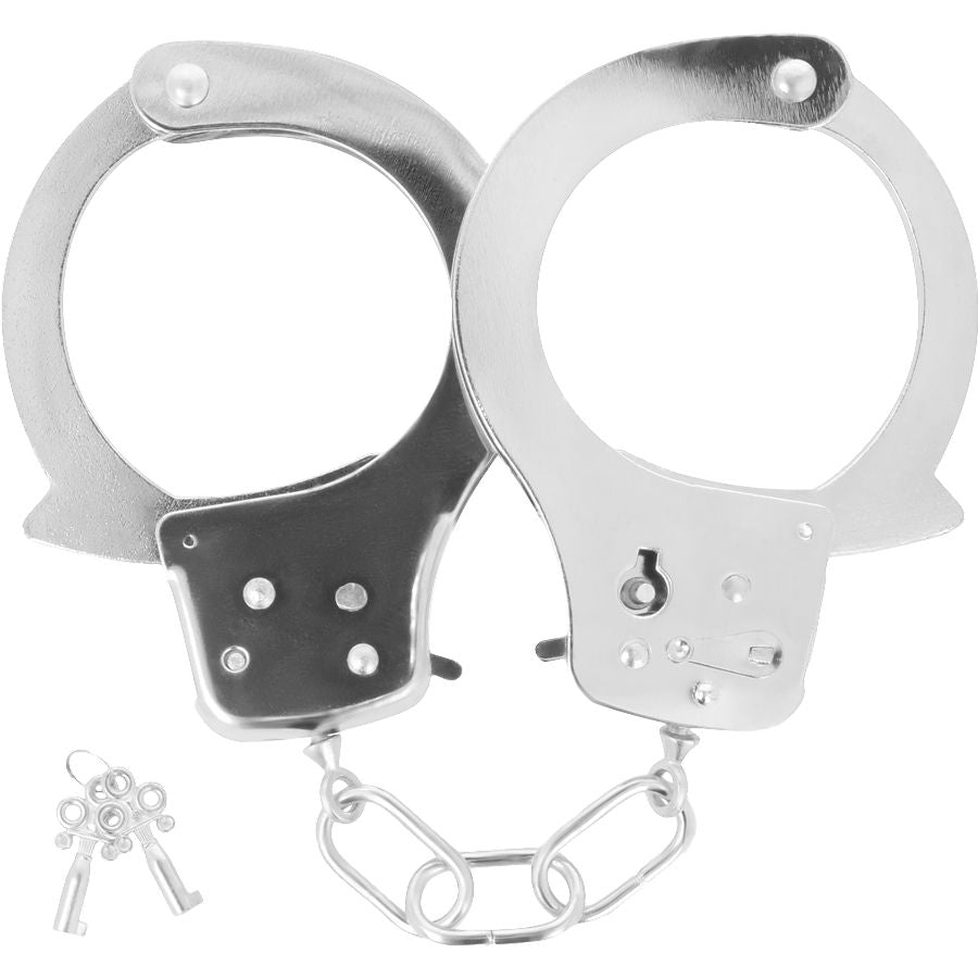 Manette BDSM in Metallo con Chiavi Darkness