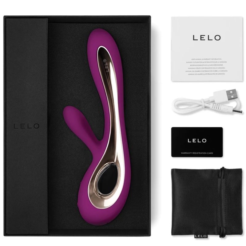 Vibratore Rabbit LELO Soraya 2 — Silicone, Deep Rose