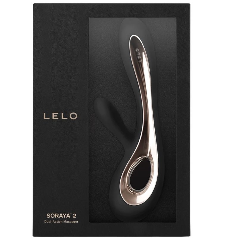 Vibratore Rabbit Lelo Soraya 2 — Silicone, Nero