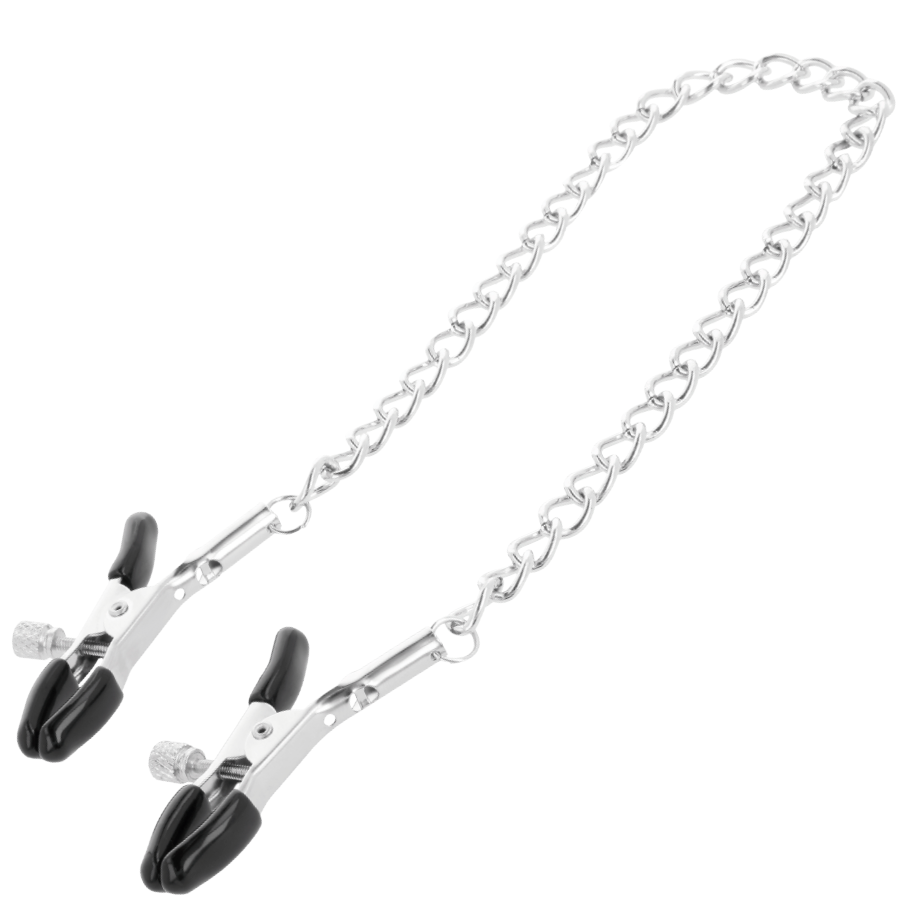 Morsetti per Capezzoli Regolabili Darkness — Acciaio, Unisex