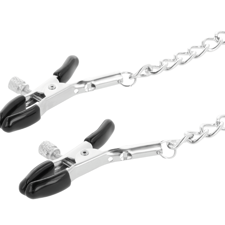 Morsetti per Capezzoli Regolabili Darkness — Acciaio, Unisex