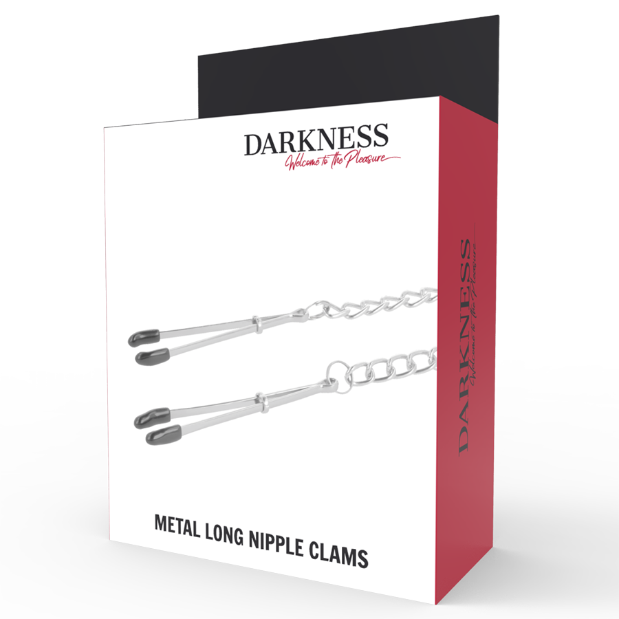Morsetti per Capezzoli a Catena Darkness — Acciaio, Unisex