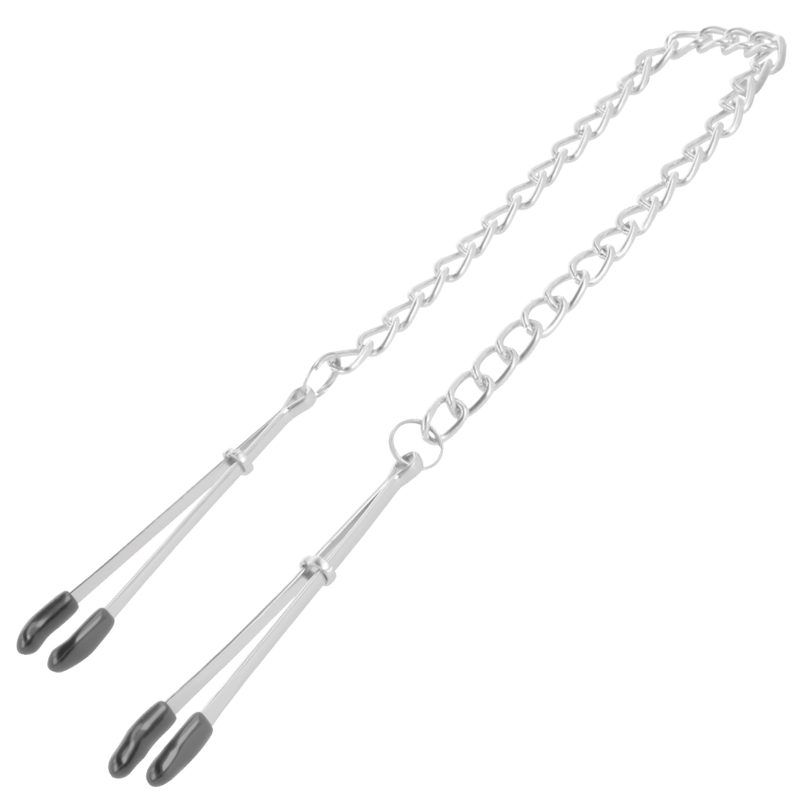 Morsetti per Capezzoli a Catena Darkness — Acciaio, Unisex