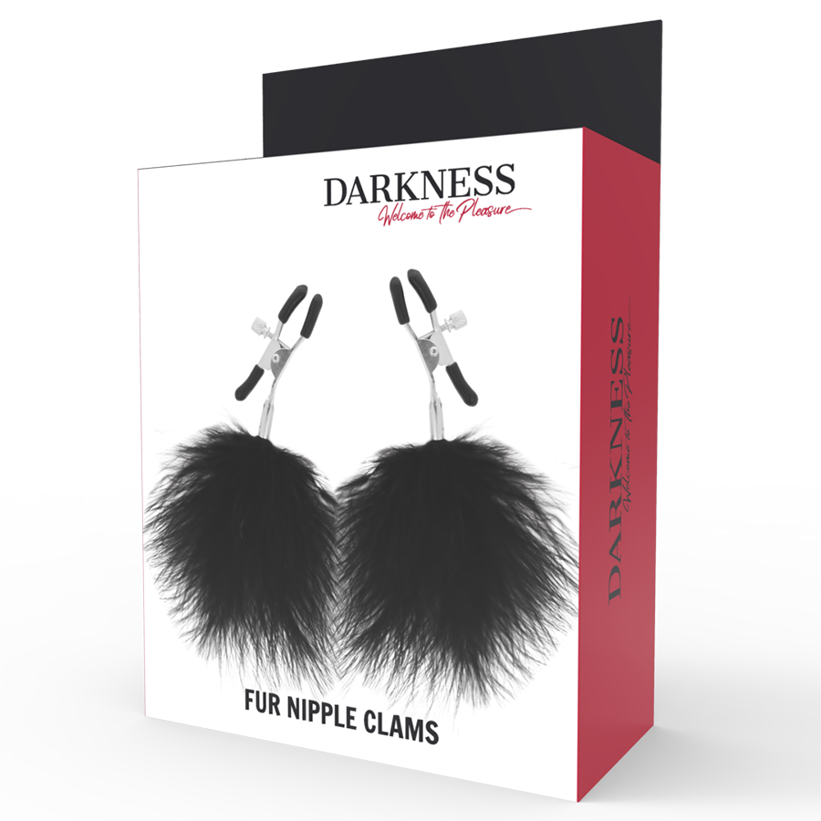 Morsetti per Capezzoli Regolabili Darkness Pom-Pom 2 — BDSM
