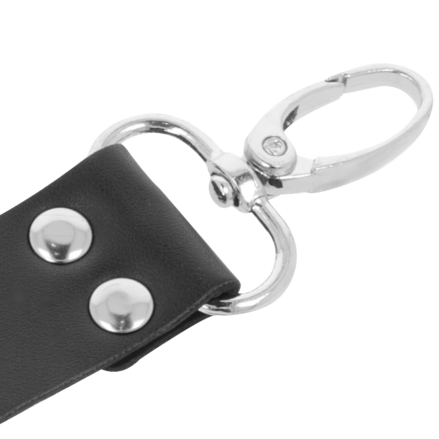 Manette BDSM in Pelle Darkness — Polsi e Caviglie, Nero