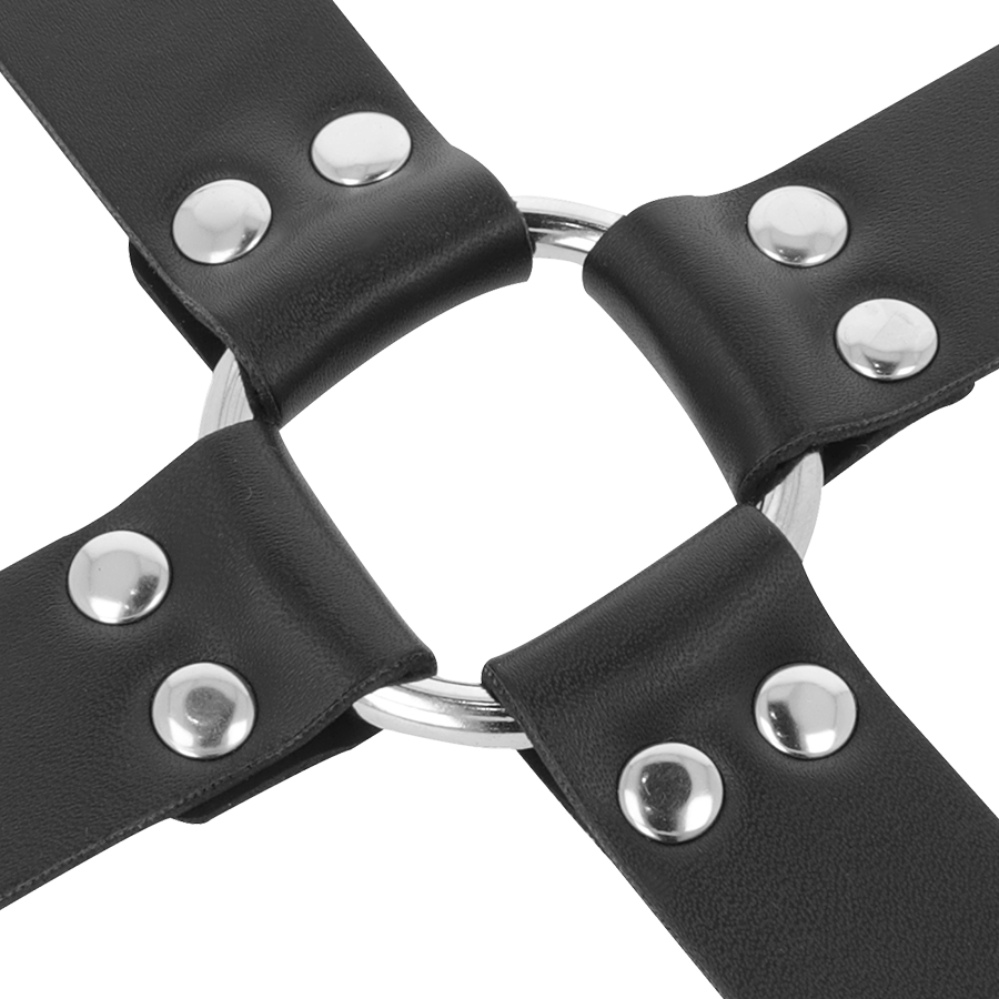 Manette BDSM in Pelle Darkness — Polsi e Caviglie, Nero